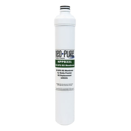 Neo-Pure RO-Pure Membrane Filter 50 gpd Replaces Watts Premier 105331