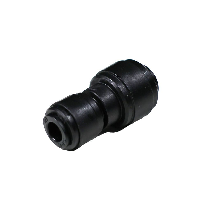 NeoFit - Acetal Black Union Connector 3/8" tube x 1/4" tube