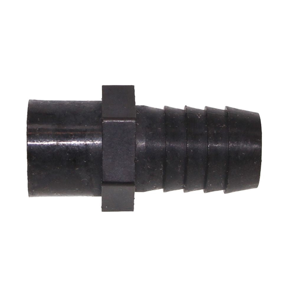 Female Barb Adapter - 5/8 barb x 1/4 FNPT - Black Polypropylene