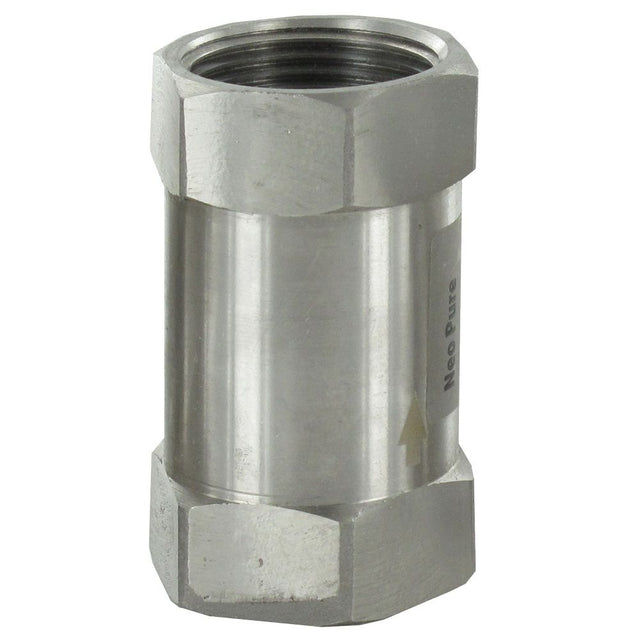 Neo-Pure Stainless Steel Flow Restrictor 9 GPM 316SS 1" FPT x FPT