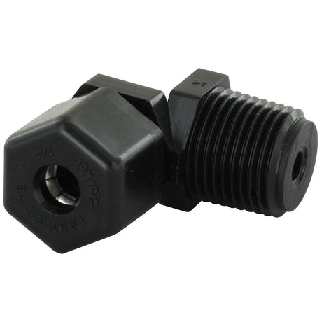 Parker P4ME6 Fast & Tite Male Connector 1/4 Compression X 3/8 MNPT