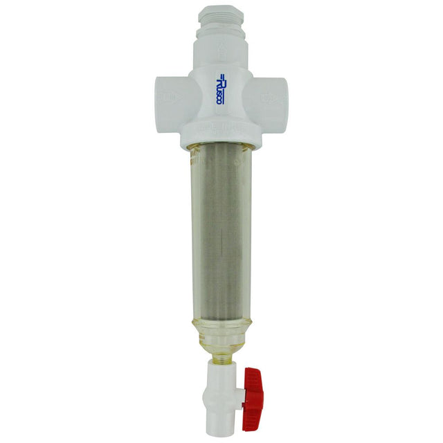 Rusco Chemically Resistant Spin Down Filter Combo Style 1-1/2" SS - 100 Mesh [152 micron]