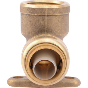 SharkBite® U334LF Lead-Free Brass Push-to-Connect Drop-Ear Elbow - 1/2" x 1/2" FPT