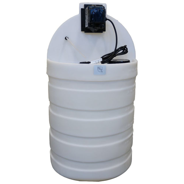 Stenner 30 Gallon Tank/ Low Dose Pump 25.1OZ/HR 5.5/80PSI 120V/60HZ 1/4" White