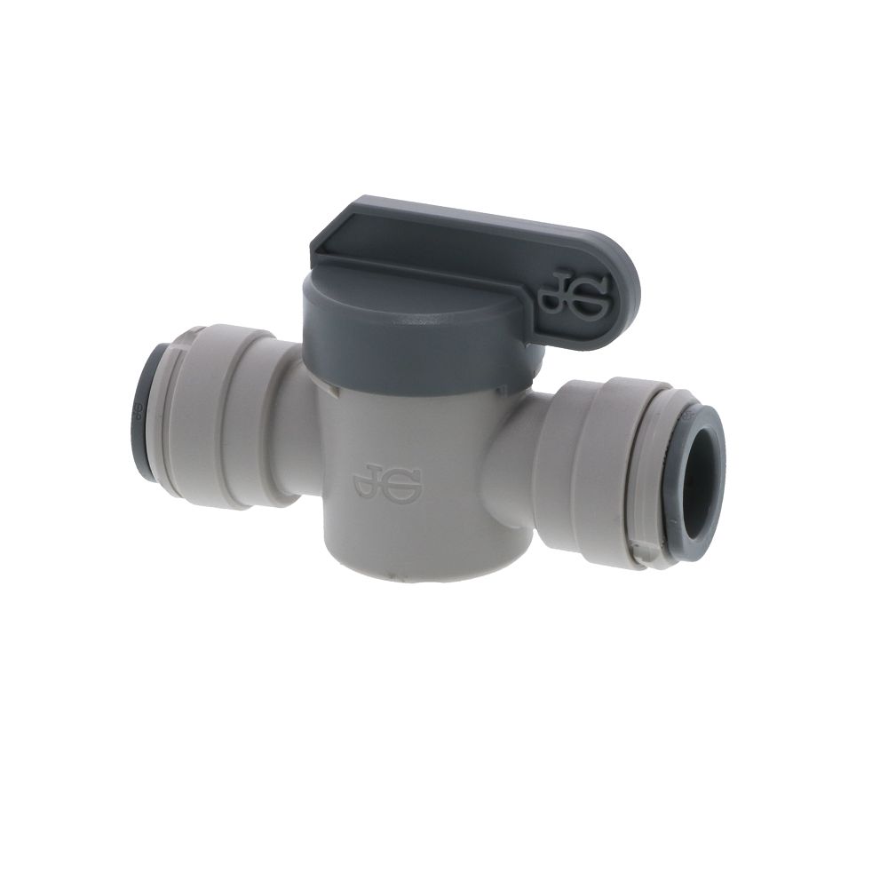 John Guest Shut-Off Valve-Acetal, Long Handle - 1/2 x 1/2