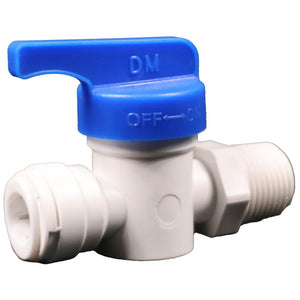 NeoFit - Polypropylene Male Ball Valve 3/8" x 3/8" NPTF - Bulk Pack [300]
