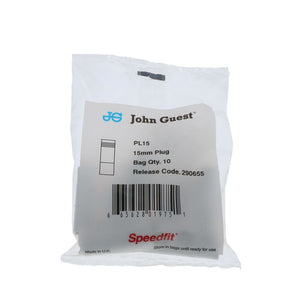 John Guest Plug - 15mm