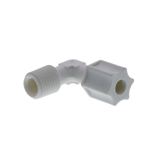 JACO 40-4-4-P-PG Polypropylene Male Elbow 1/4 OD Tube x 1/4 MPT