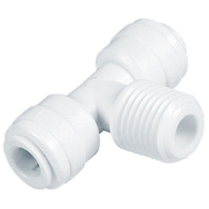 DMfit Male Tee Union - 1/4" Push-in X 1/4" NPTF