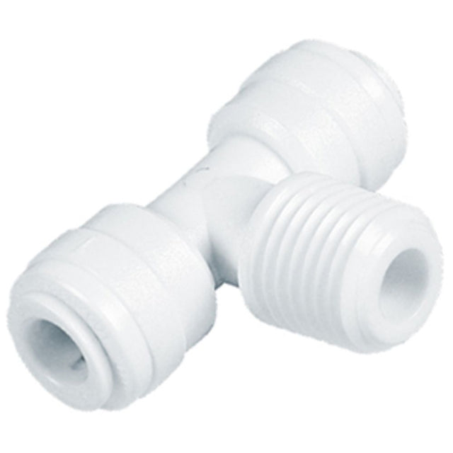 DMfit Male Tee Union - 1/4" Push-in X 1/4" NPTF