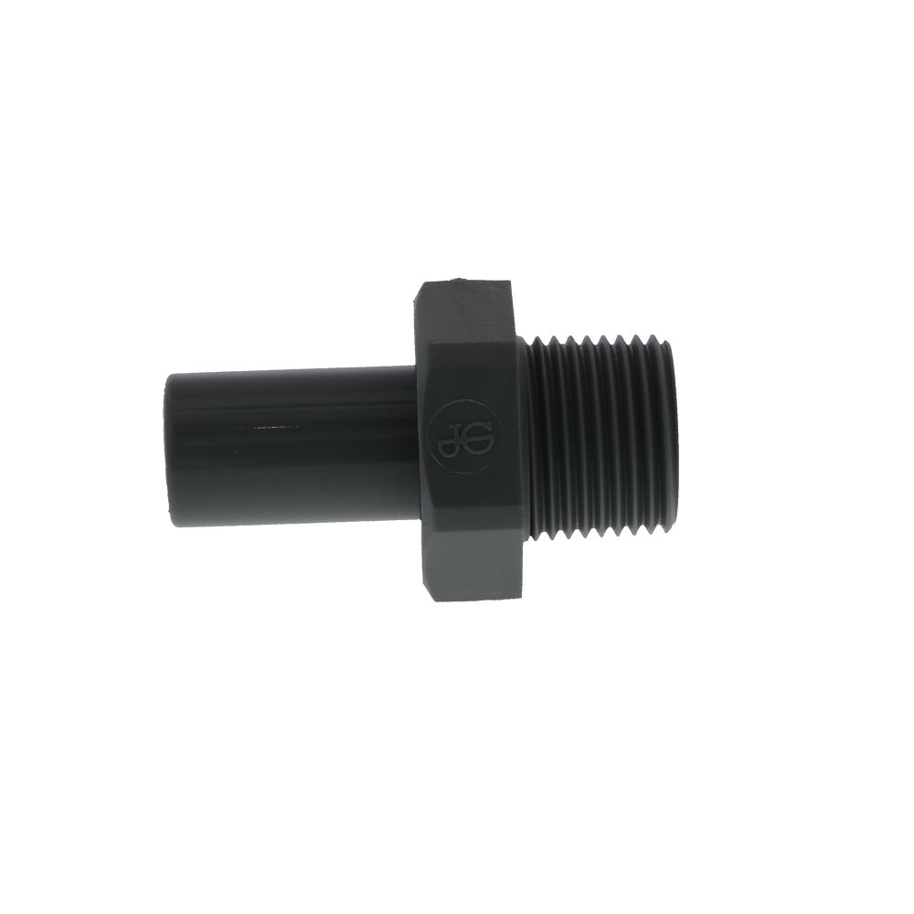 John Guest Stem Adapter BSPT - 1/2 x 3/8  BSPT