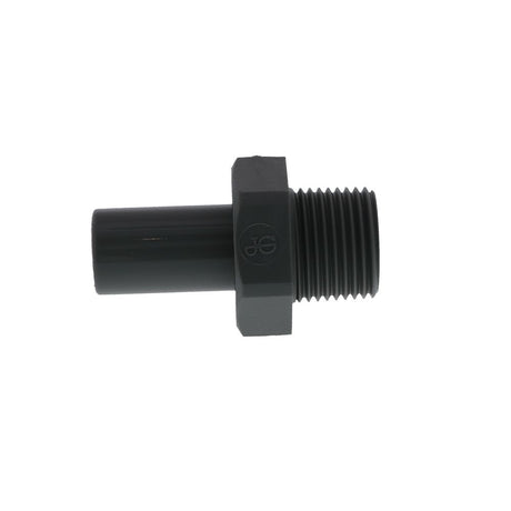 John Guest Stem Adapter BSPT - 1/2 x 3/8  BSPT