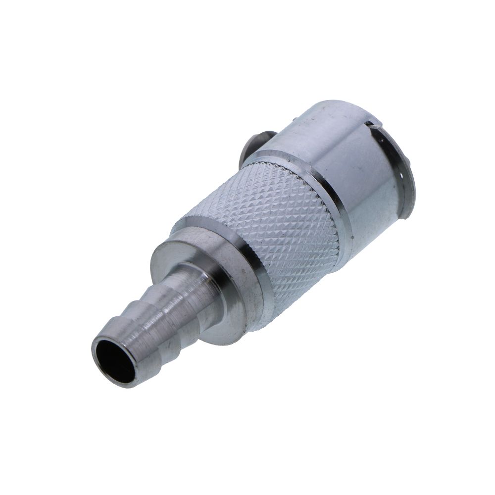 LCD17005V Valved In-Line Hose Barb Coupling Body 5/16 ID Barb FKM [Viton] O-ring