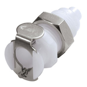 PMC1601 Panel Mount Hose Barb Coupling Body 1/16 ID Barb