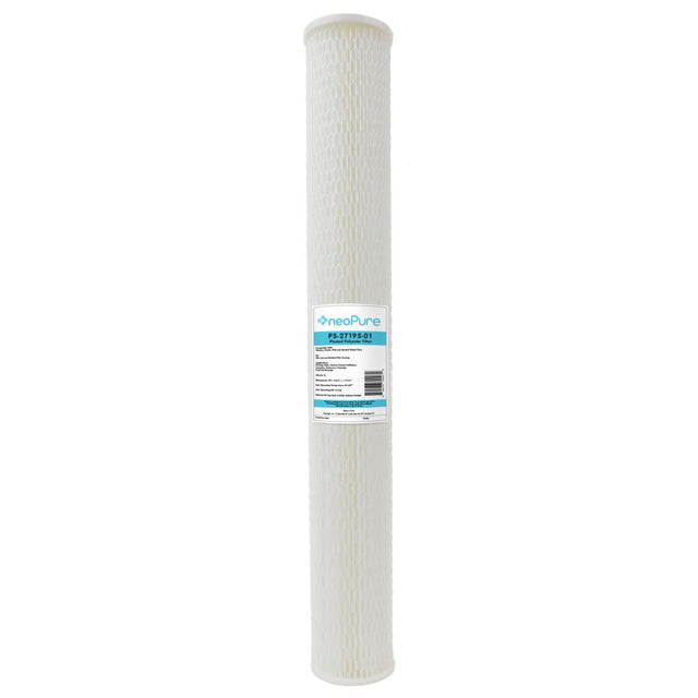 Neo-Pure PS-27195-01 19-1/2" High Efficiency Pleated Filter 1 micron