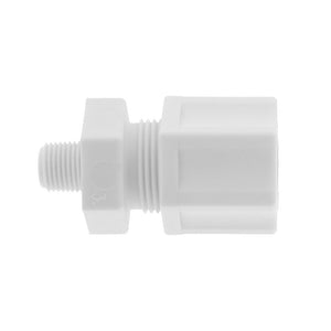 JACO 10-8-2-P-PG Polypropylene Male Connector 1/2 OD Tube x 1/8 MPT