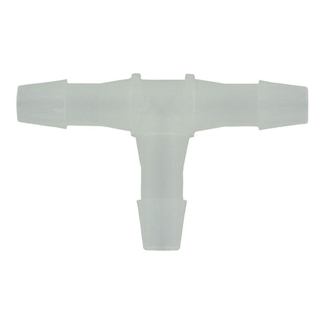 FitQuik Polypropylene Union Tee Barb Fitting - 1/4 ID x 1/4 ID x 1/4 ID
