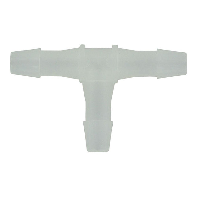FitQuik Polypropylene Union Tee Barb Fitting - 1/4 ID x 1/4 ID x 1/4 ID