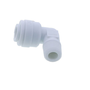 John Guest Fixed Elbow NPTF - 1/4 QC x 1/8 MPT