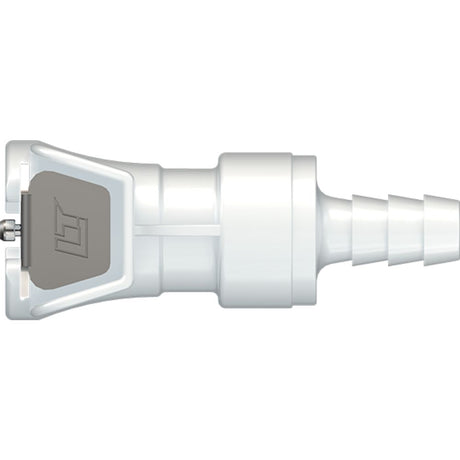 LinkTech 40AC Series Straight Female, Non-valved, 1/4" HB, Natural Acetal