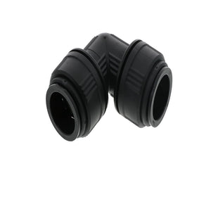 John Guest Union Elbow BLACK ACETAL - 28mm