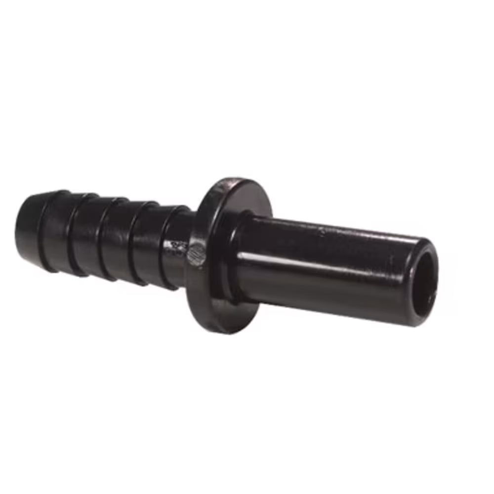 NeoFit - Acetal Black Stem Barb Connector [1/4"] stem x [5/16"] barb