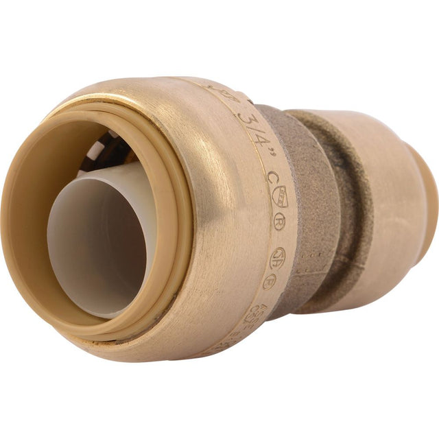 SharkBite® U058LF Lead-Free Brass Push-to-Connect Reducer Coupling - 3/4" x 1/2"