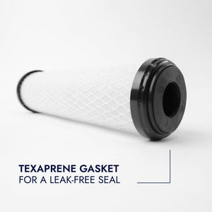 Neo-Pure CTOX-2510 9-7/8" x 2-1/2" Chloramine/VOC/LEAD Carbon Block Filter 0.5 micron