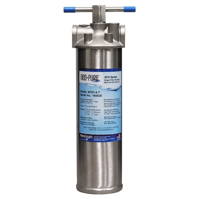 Neo-Pure SFN1 T-Handle Bolt and Nut Single Filter Closure Housing