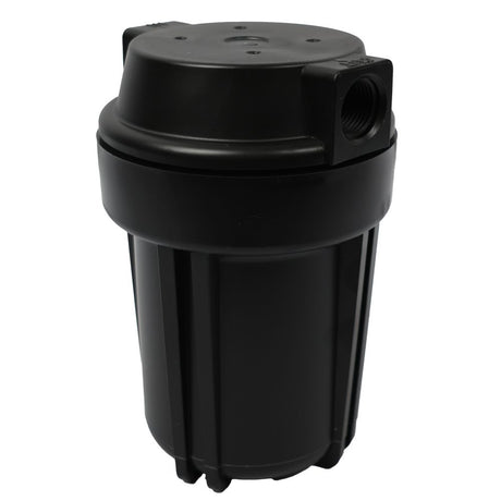 5" Neo-Pure SlimLine Flat Cap Housing Black Cap/Black Sump - 3/8"