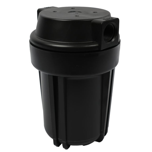 5" Neo-Pure SlimLine Flat Cap Housing Black Cap/Black Sump - 3/8"