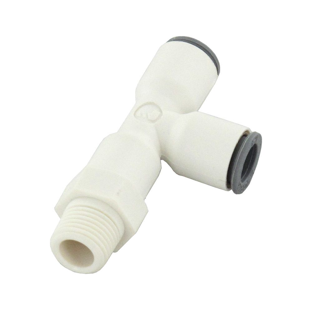 Parker LIQUIfit Swivel Male Run Tee - 1/2 x 3/8 NPTF