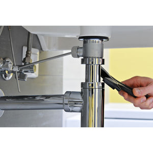 Faucet Aerator Adapter Full Flow FPT 3/4"-27 x MPT 55/64"-27 Chrome