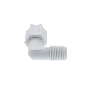 JACO 40-5-4-P-PG Polypropylene Male Elbow 5/16 OD Tube x 1/4 MPT