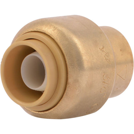 SharkBite® U512LF Lead-Free Brass Push-to-Connect End Stop - 3/8"