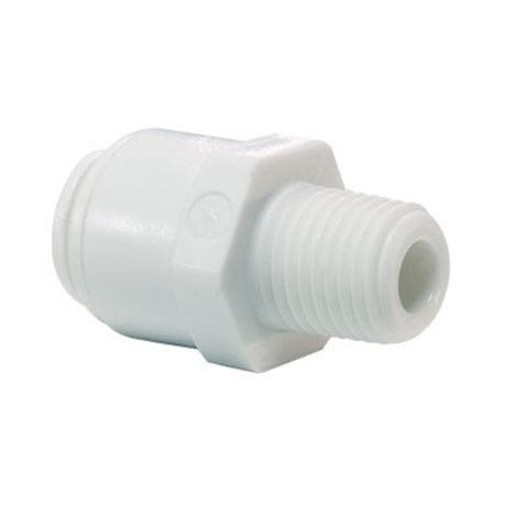 John Guest - White Acetal Male Connector - 1/4 x 1/4" MNPT