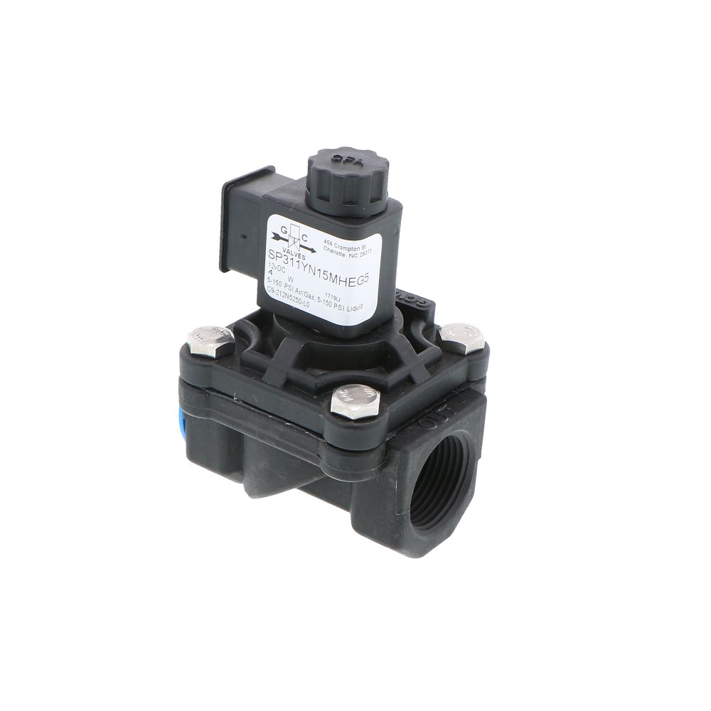 CFA C9 Series Solenoid Valve w/ Flow Control Normally Closed 3/4" FPT 12VDC