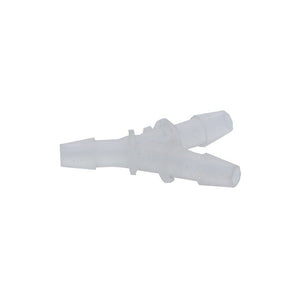 FitQuik Polypropylene Union Y Barb Fitting - 1/8 ID x 1/8 ID x 1/8 ID