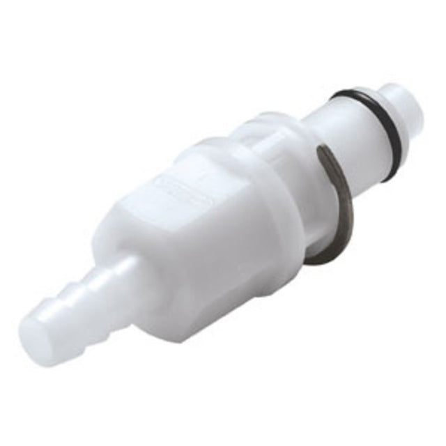 PLM22004 Multi-Mount Non-Valved Hose Barb Coupling Insert - 1/4 ID Barb Acetal