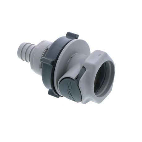 HFC16812 Panel Mount Hose Barb Coupling Body 1/2 ID Barb