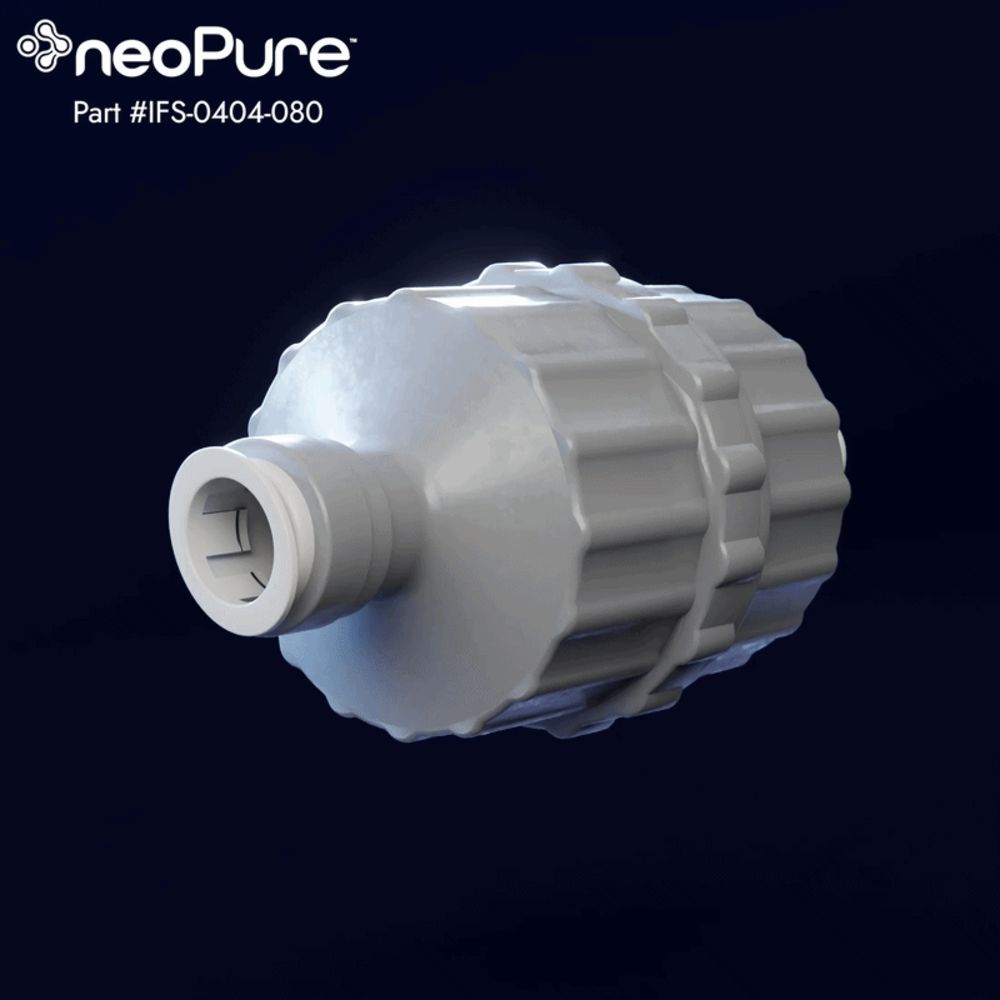 Inline Filter Strainer 1/4 - 1/4 80 mesh [180u]