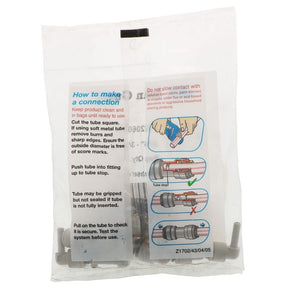 John Guest Stem Elbow Connector - 3/16 Stem x 3/16