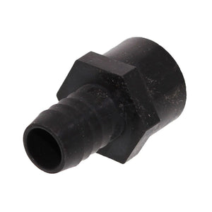 Female Barb Adapter - 5/8 barb x 1/2 FNPT - Black Polypropylene