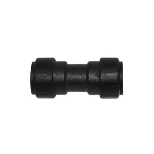 John Guest ProLock Black Reducing Coupler - 1/2 CTS x 3/8 CTS