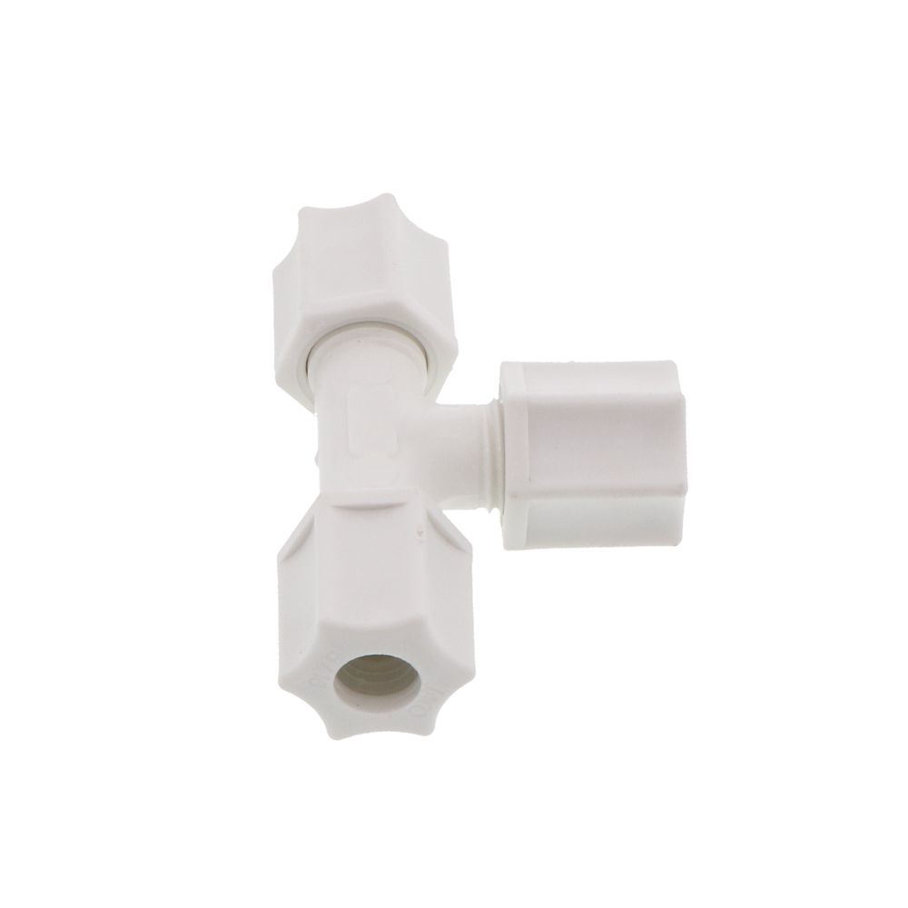 JACO 70-5-P-PG Polypropylene Union Tee 5/16 OD Tube x 5/16 OD Tube x 5/16 OD Tube