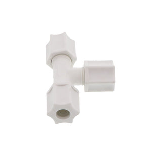 JACO 70-5-P-PG Polypropylene Union Tee 5/16 OD Tube x 5/16 OD Tube x 5/16 OD Tube