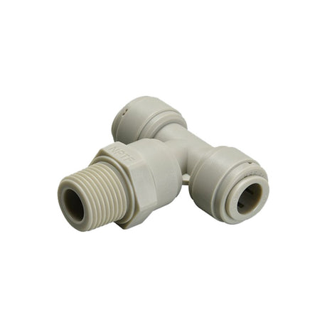 NeoFit - Acetal Gray Swivel Tee 8mm [5/16"]  x 3/8" NPTF Branch