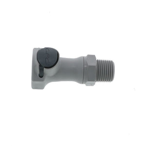HFCD10812 Valved Male Thread Coupling Body 1/2 NPT