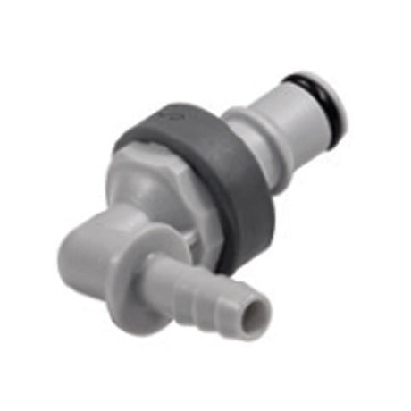 NS4D23004 Valved In-Line Elbow Hose Barb Coupling Insert 1/4 ID Barb