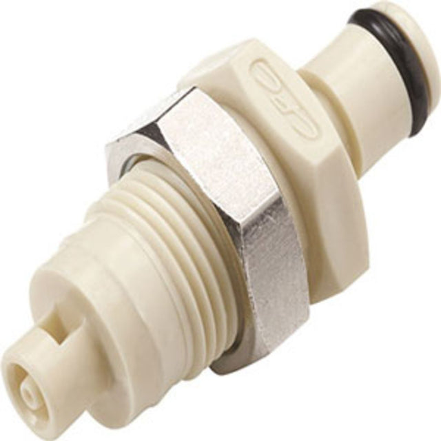 PMC420112 Non-Valved Panel Mount Hose Barb Coupling Insert 1/16 ID Barb